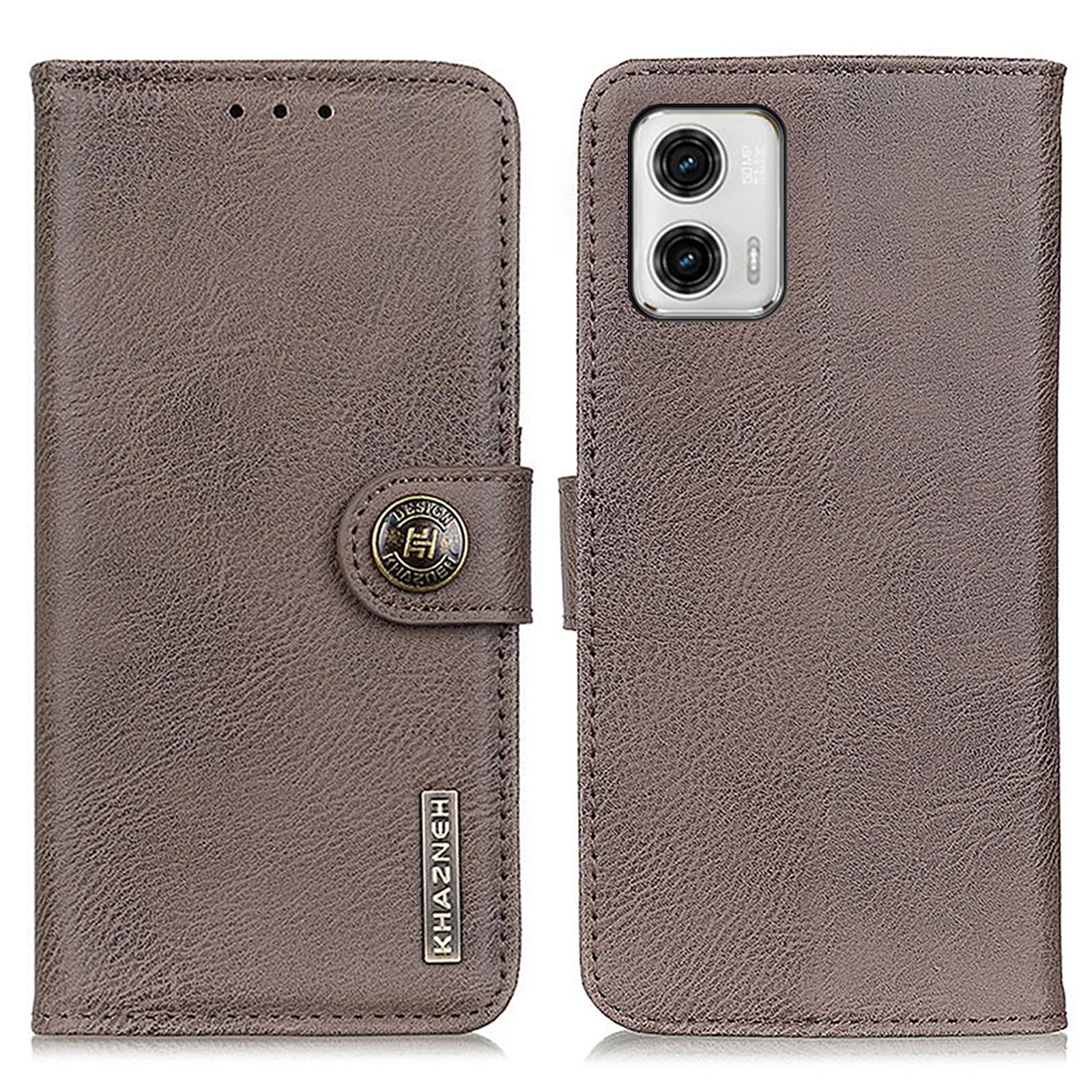 KHAZNEH For Motorola Moto G73 5G Leather Phone Case Cowhide Texture Protective Cell Phone Cover Wallet Stand KHAZNEH For Motorola Moto G73 5G Leather Phone Case Cowhide Texture Protective Cell Phone Cover Wallet Stand